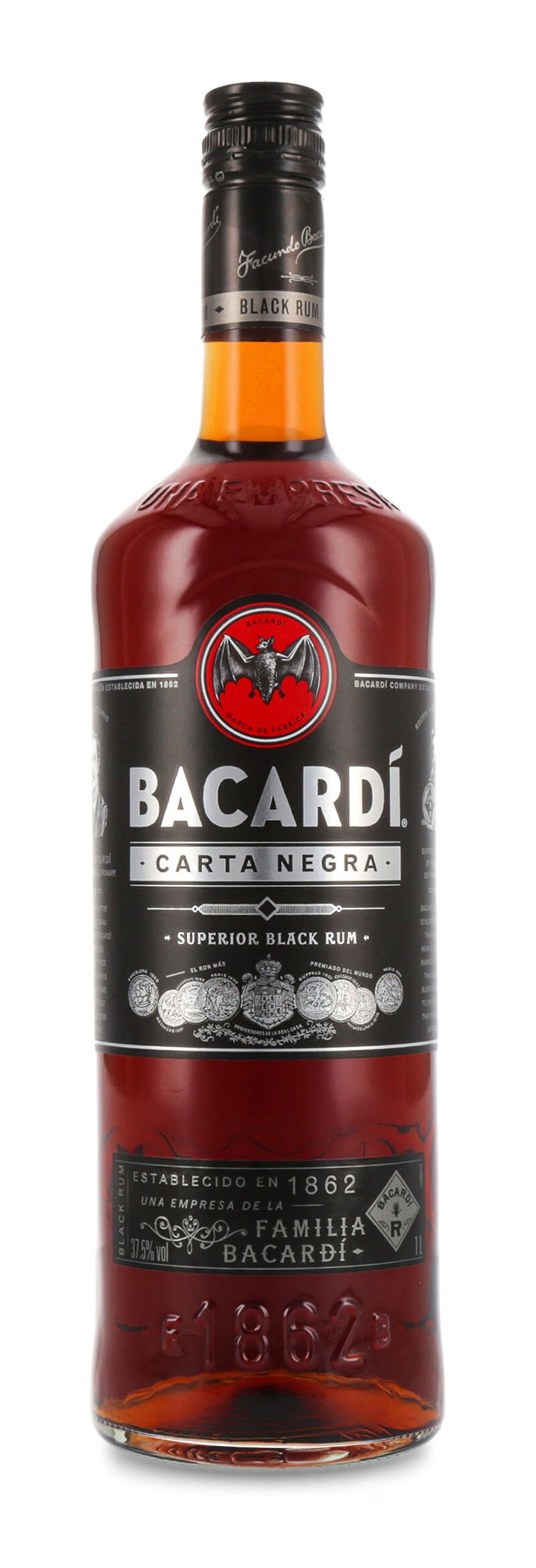 Bacardi Carta Negra 37,5% vol. 1,0l