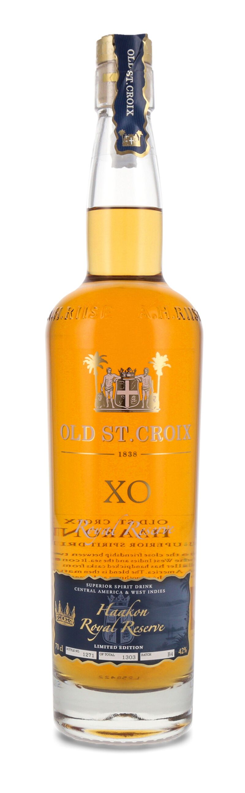 Old St. Croix XO Kong Haakon Royal Reserve 42% vol. 0,70l
