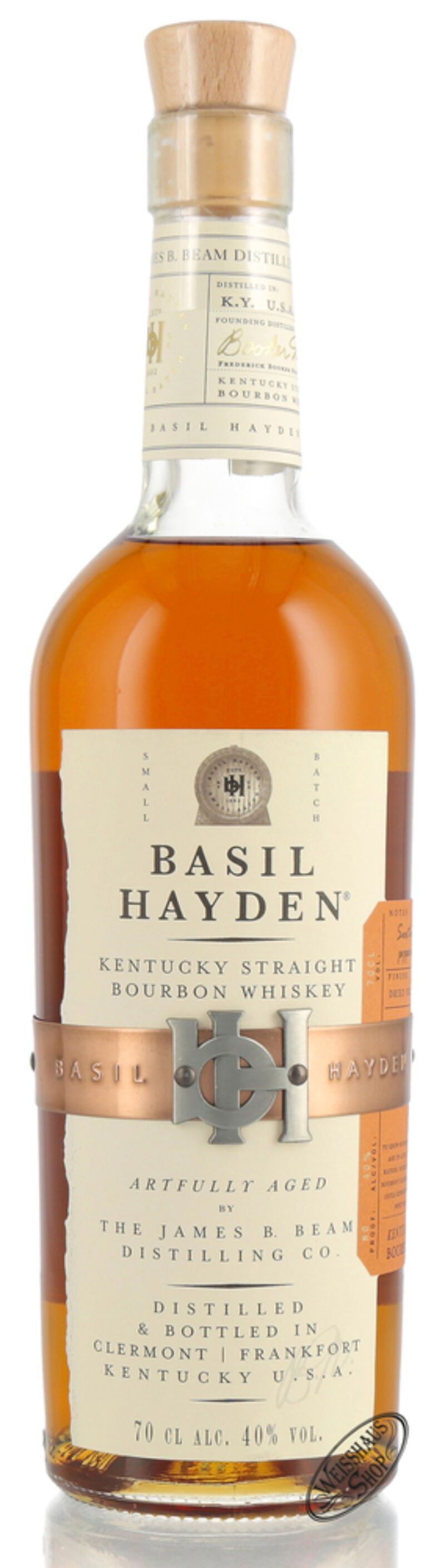 Basil Hayden's Kentucky Straight Bourbon Whiskey 40% vol. 0,70l Basil Hayden's Kentucky Straight Bourbon Whiskey 40% vol. 0,70l