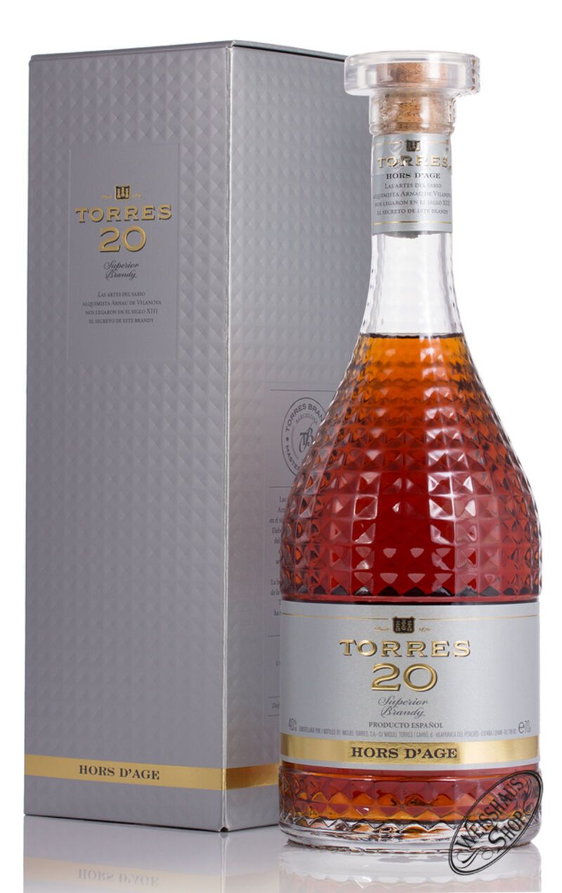 Torres 20 YO Hors d'Age Brandy 40% vol. 0,70l