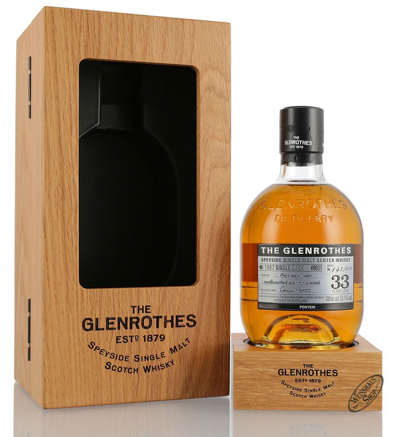 The Glenrothes 33 YO Vintage 1987 Single Cask #9031 Whisky 53,1% vol. 0,70l