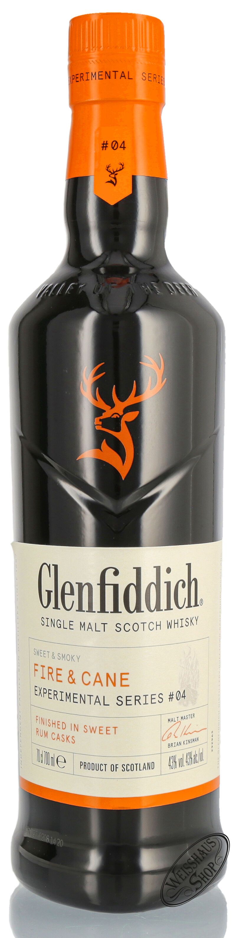 Glenfiddich Fire & Cane Experimental Series Whisky 43% vol. 0,70l