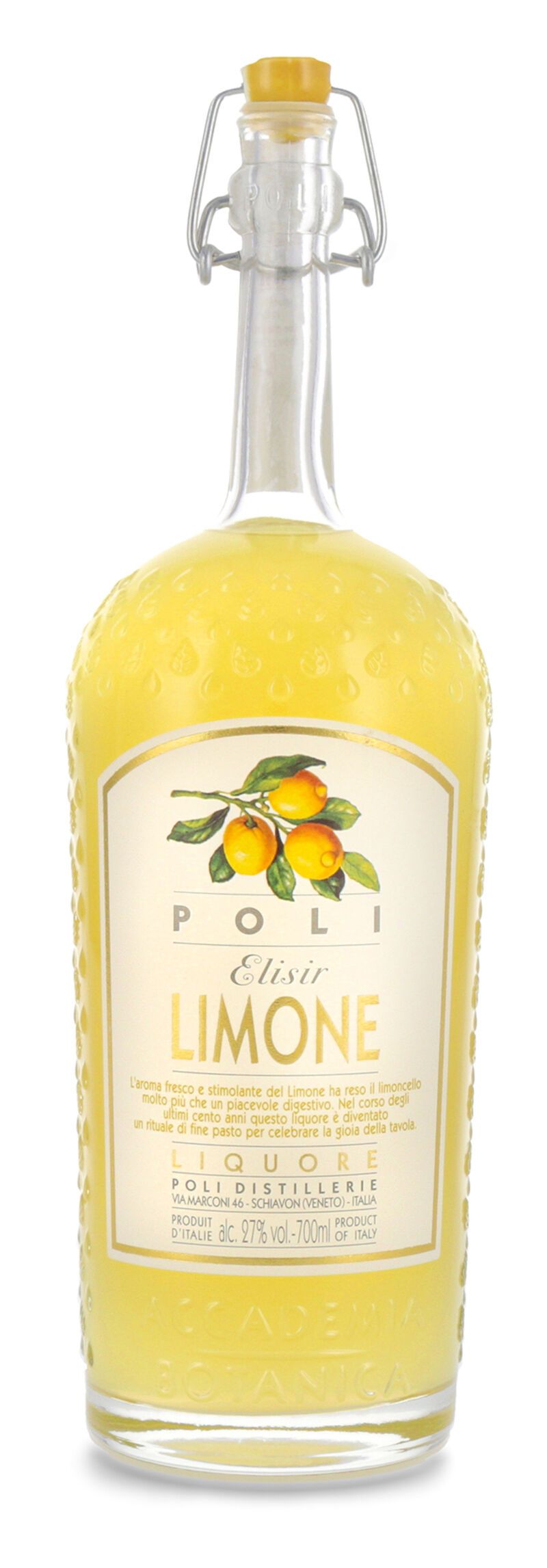 Poli Elisir Limone Zitronenlikör 27% vol. 0,70l Poli Elisir Limone Zitronenlikör 27% vol. 0,70l