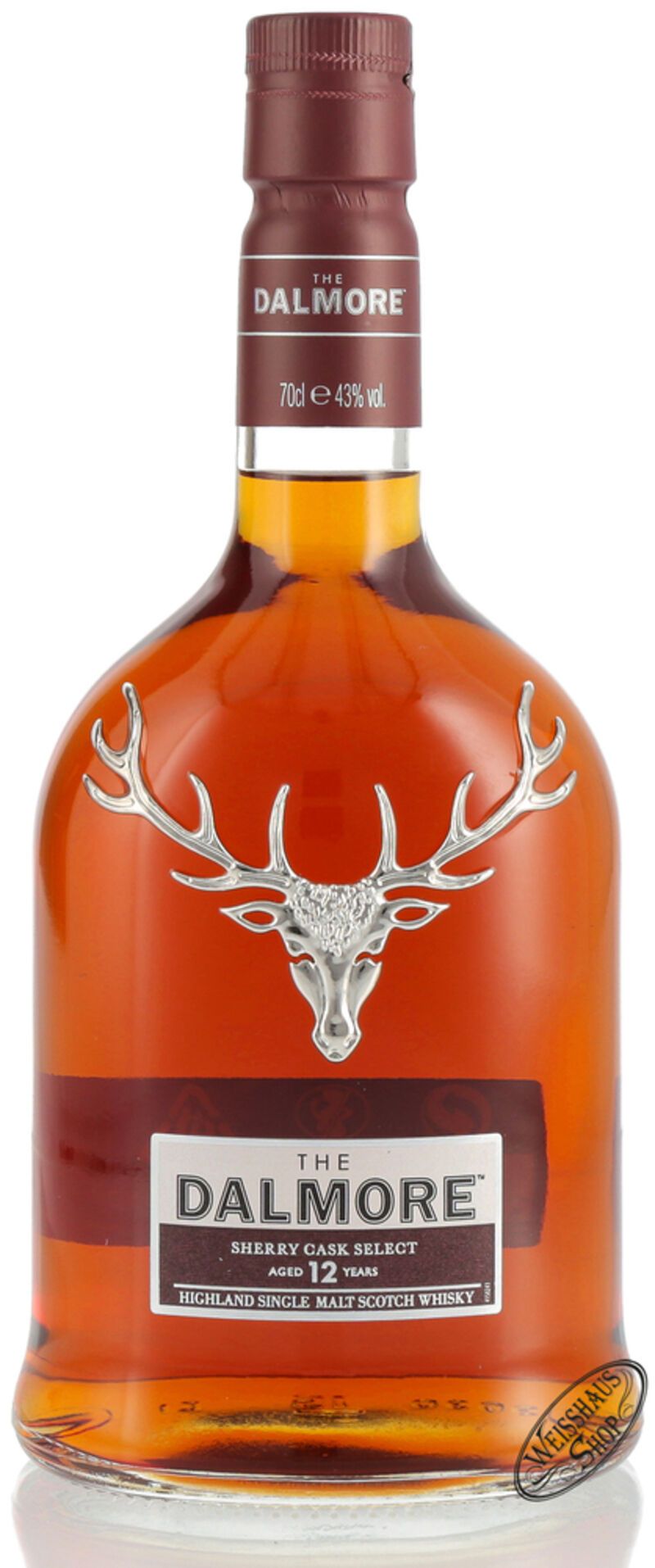 The Dalmore 12 YO Sherry Cask Whisky 43% vol. 0,70l B-Ware