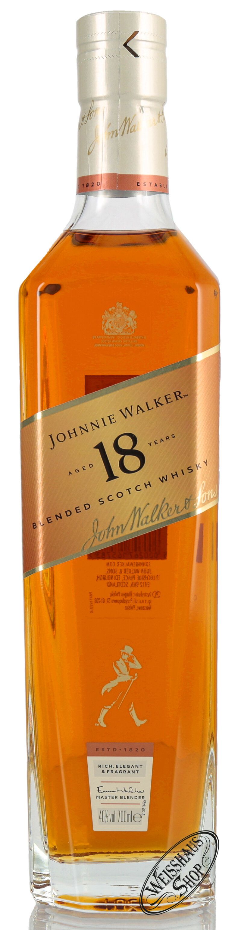 Johnnie Walker Ultimate 18 YO Blended Whisky 40% vol. 0,70l
