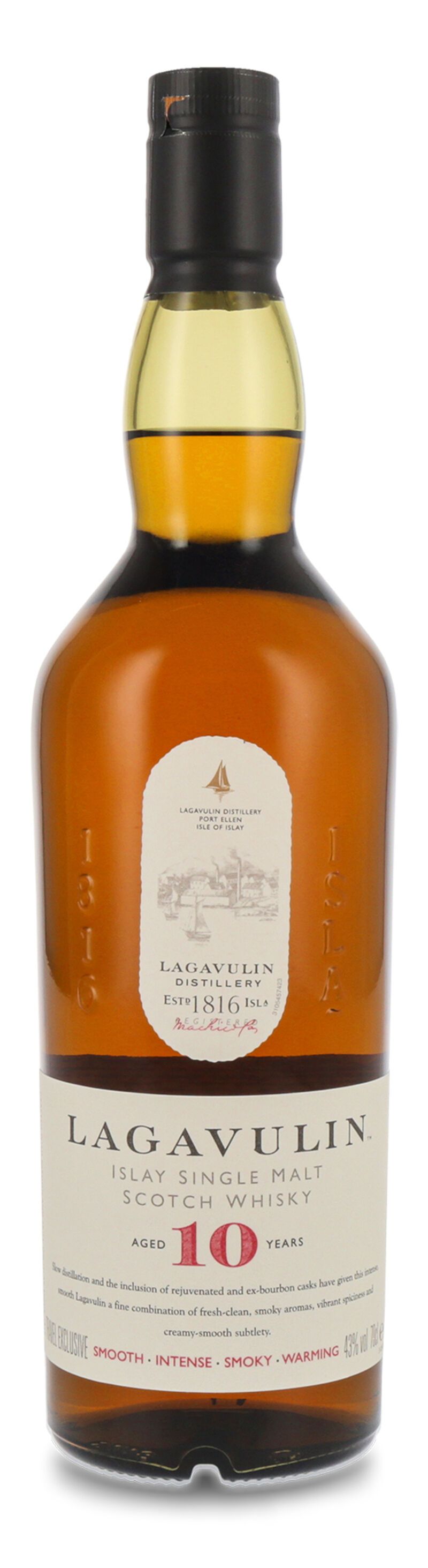 Lagavulin 10 YO Islay Whisky 43% vol. 0,70l