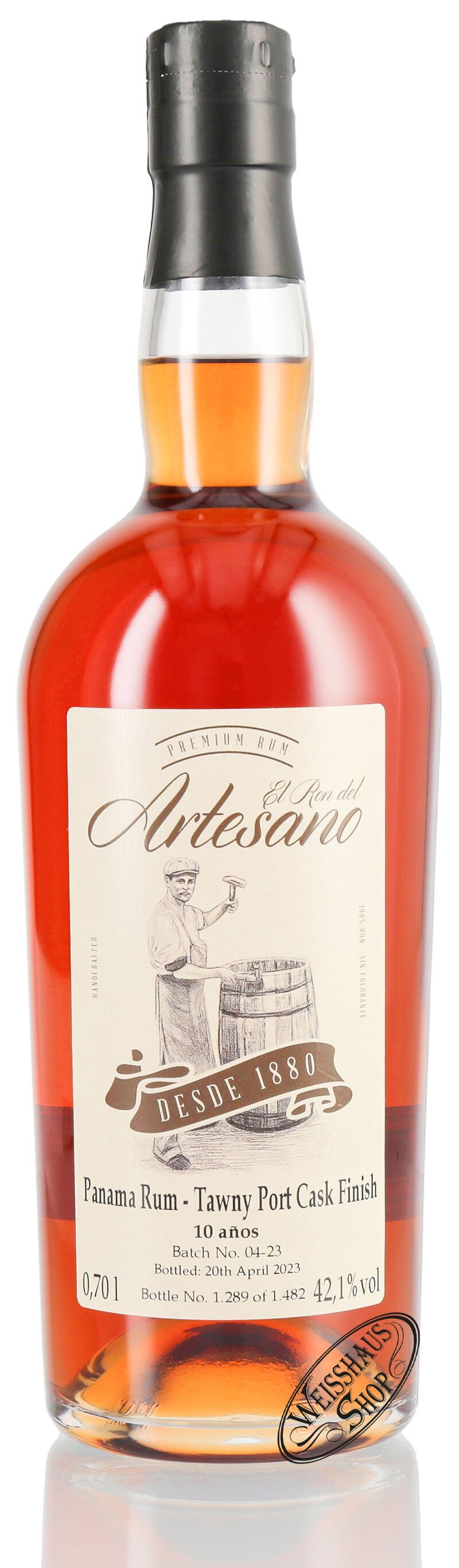 El Ron del Artesano 10 YO Tawny Port Cask Finish 42,1% vol. 0,70l El Ron del Artesano 10 YO Tawny Port Cask Finish 42,1% vol. 0,70l