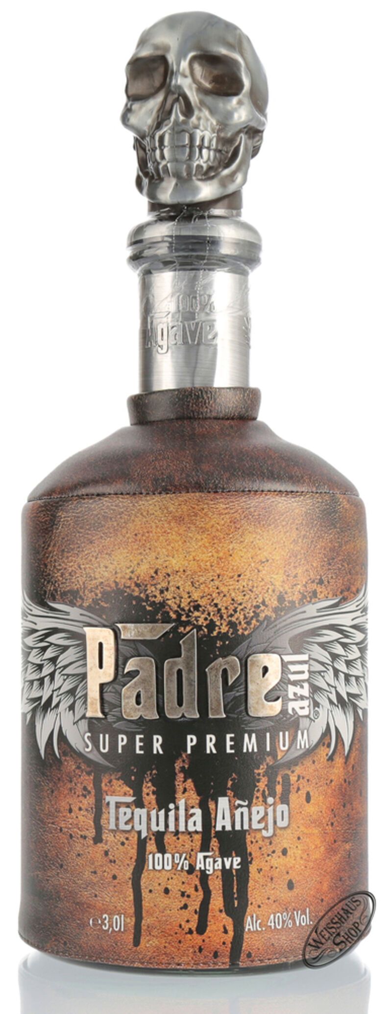 Padre azul Anejo Tequila 40% vol. 3,0l Doppelmagnum
