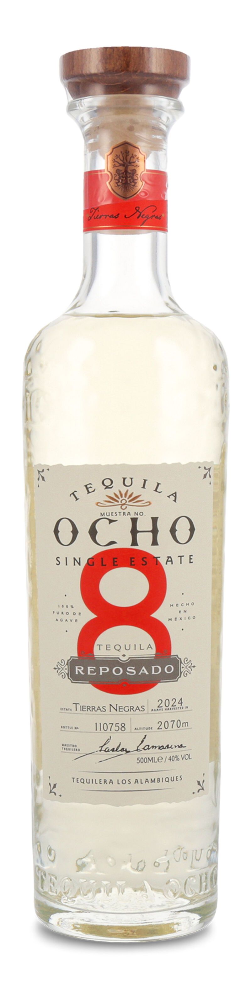 OCHO Reposado Tequila 40% vol. 0,50l
