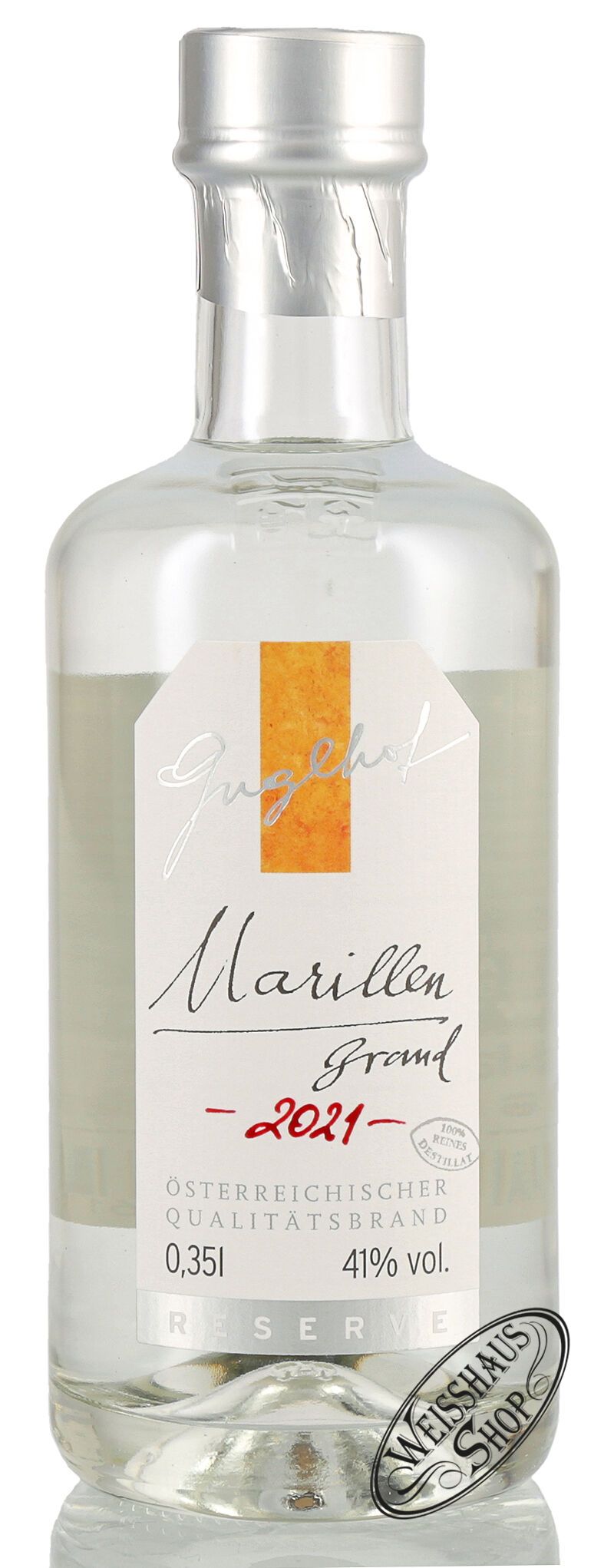 Guglhof Marillen Brand 41% vol. Jahrgangsbrand 0,35l Guglhof Marillen Brand 41% vol. Jahrgangsbrand 0,35l