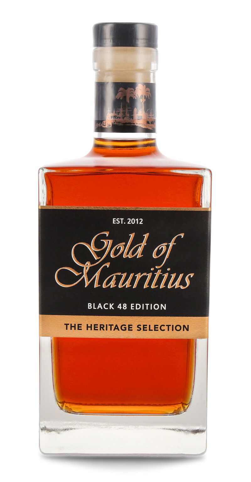 Gold of Mauritius Black 48 Edition 48% vol. 0,70l Gold of Mauritius Black 48 Edition 48% vol. 0,70l