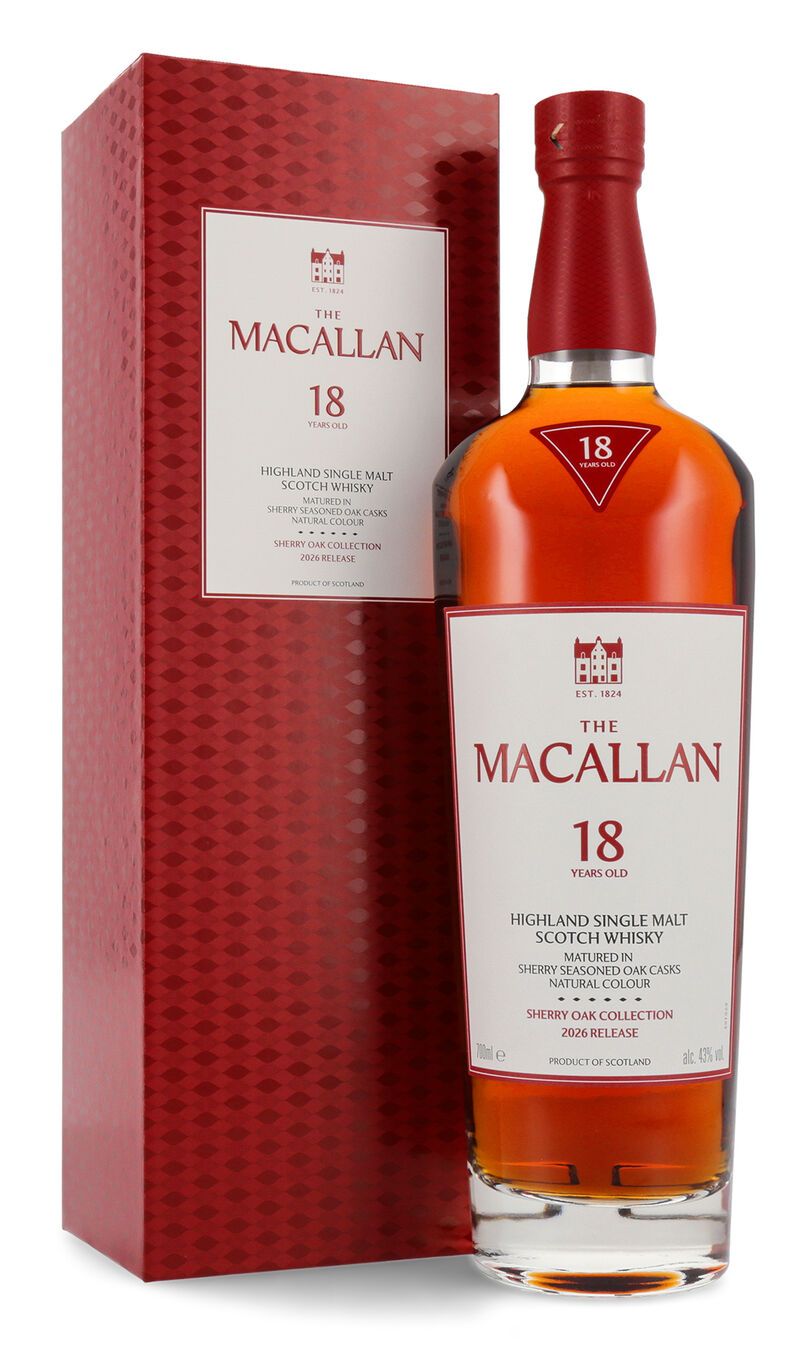 Macallan 18 YO Sherry Oak Edition 2026 Whisky 43% vol. 0,70l