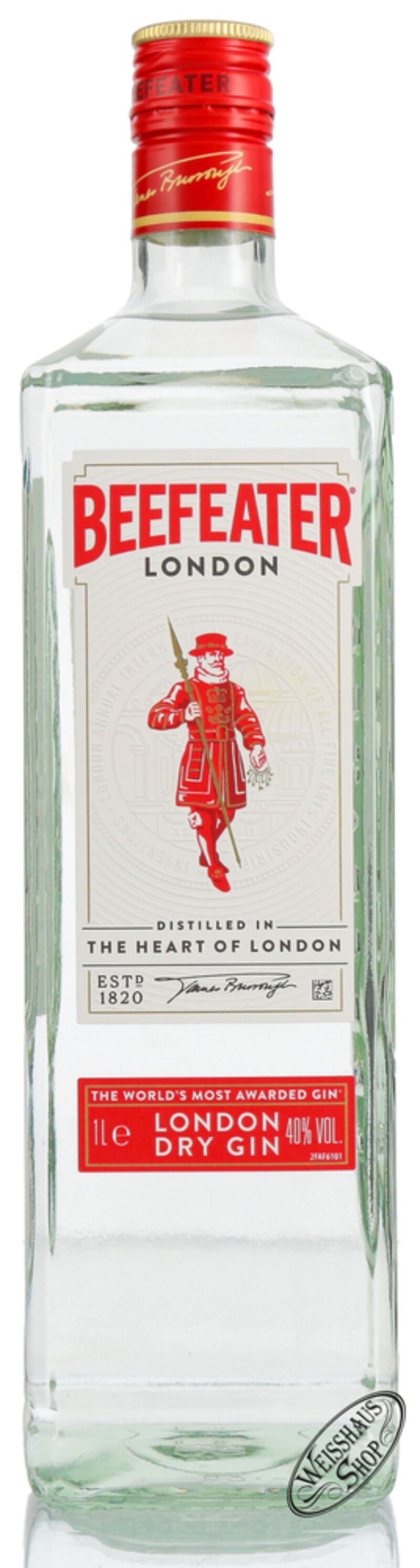 Beefeater London Dry Gin 40% vol. 1,0l Beefeater London Dry Gin 40% vol. 1,0l