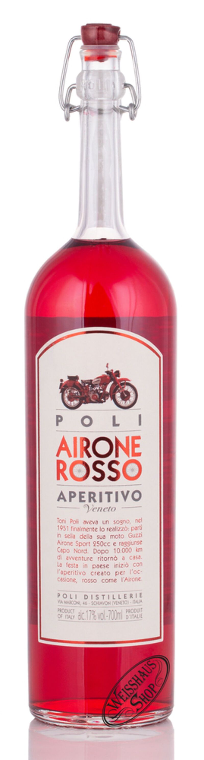 Poli Airone Rosso Aperitivo 17% vol. 0,70l Poli Airone Rosso Aperitivo 17% vol. 0,70l