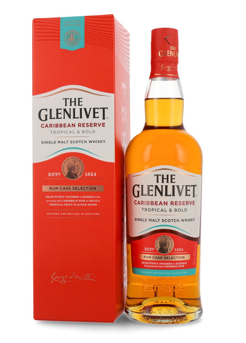 The Glenlivet Caribbean Reserve Whisky 40% vol. 0,70l