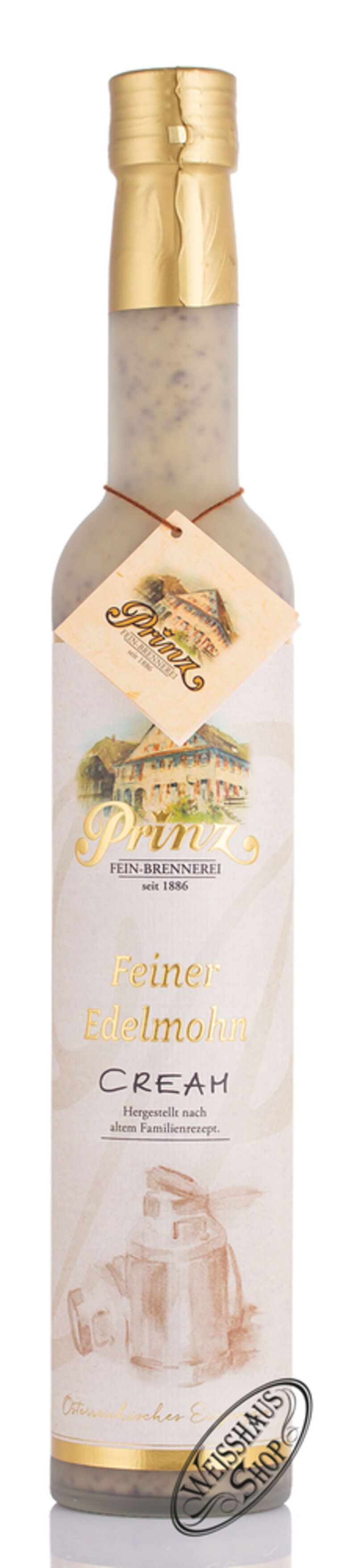 Prinz Edelmohn Cream Likör 15% vol. 0,50l Prinz Edelmohn Cream Likör 15% vol. 0,50l