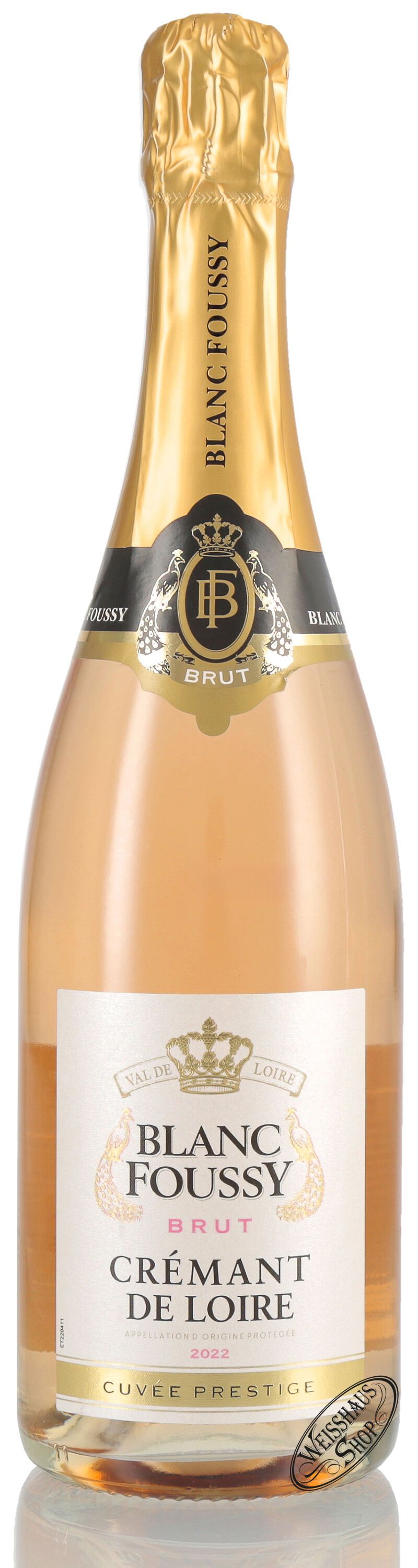 Blanc Foussy Crémant Brut Rose 12% vol. 0,75l Blanc Foussy Crémant Brut Rose 12% vol. 0,75l