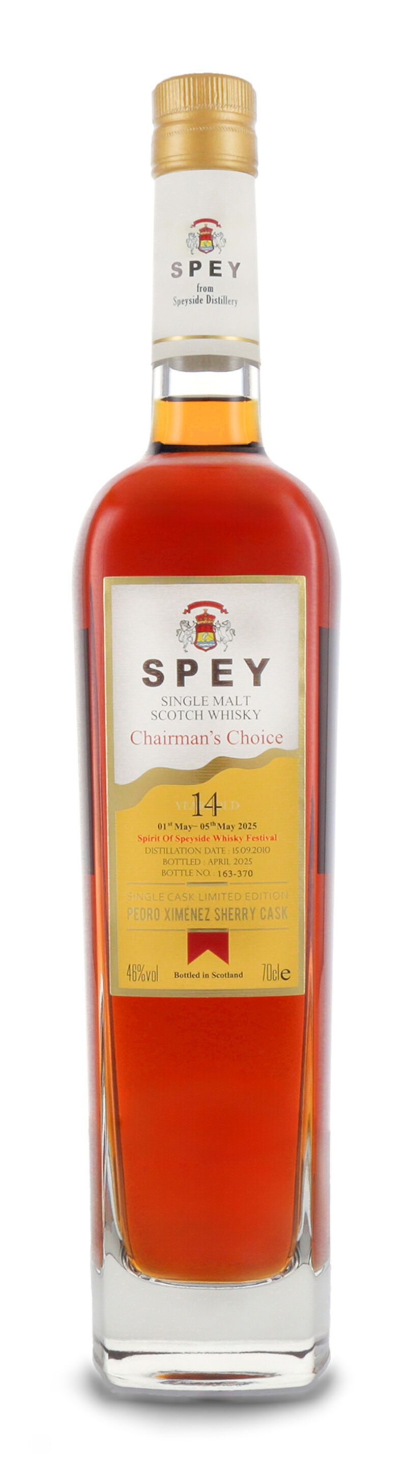 Spey Chairman's Choice PX 2025 Festival Edition Whisky 46% vol. 0,70l Spey Chairman's Choice PX 2025 Festival Edition Whisky 46% vol. 0,70l