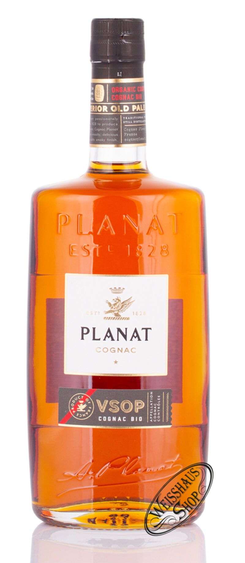 Planat Organic VSOP Cognac 40% vol. 0,70l B-Ware
