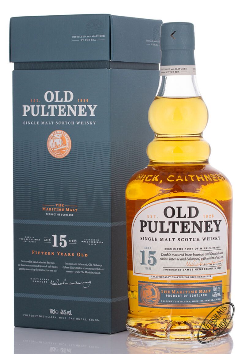 Old Pulteney 15 YO Whisky 46% vol. 0,70l Old Pulteney 15 YO Whisky 46% vol. 0,70l