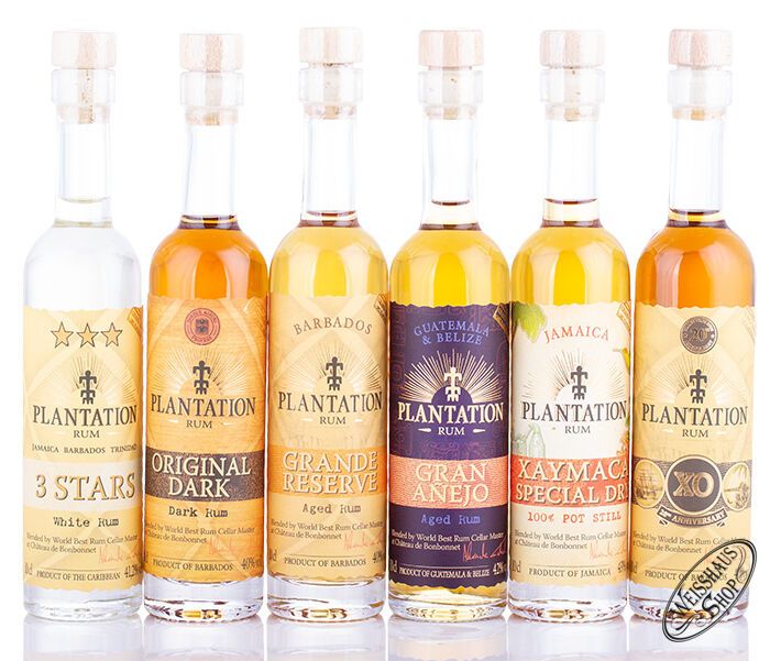 Plantation Experience Box 6er Rum Set 6 x 0,10l