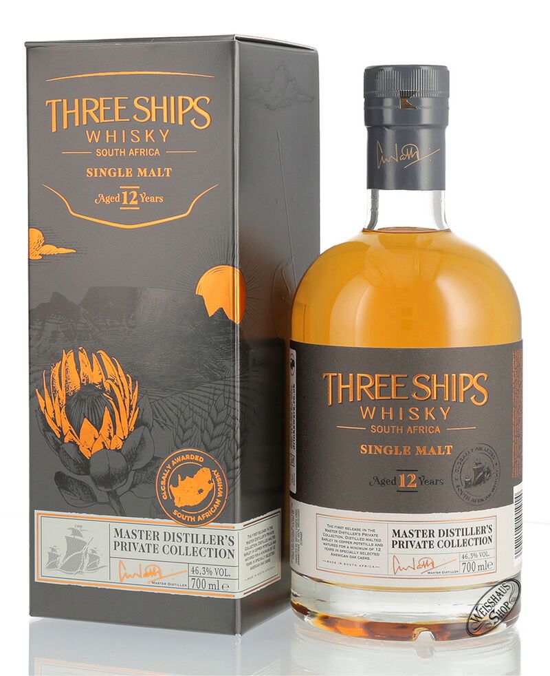 Three Ships 12 YO South Africa Whisky 46,3% vol. 0,70l Three Ships 12 YO South Africa Whisky 46,3% vol. 0,70l