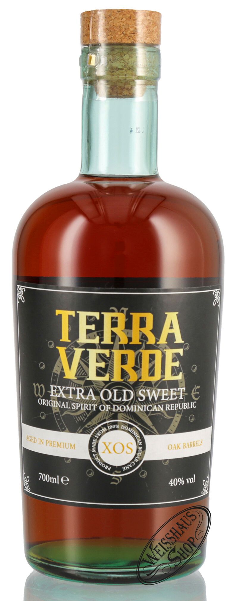 Terra Verde XOS Extra Old Sweet Rum Spirit 40% vol. 0,70l