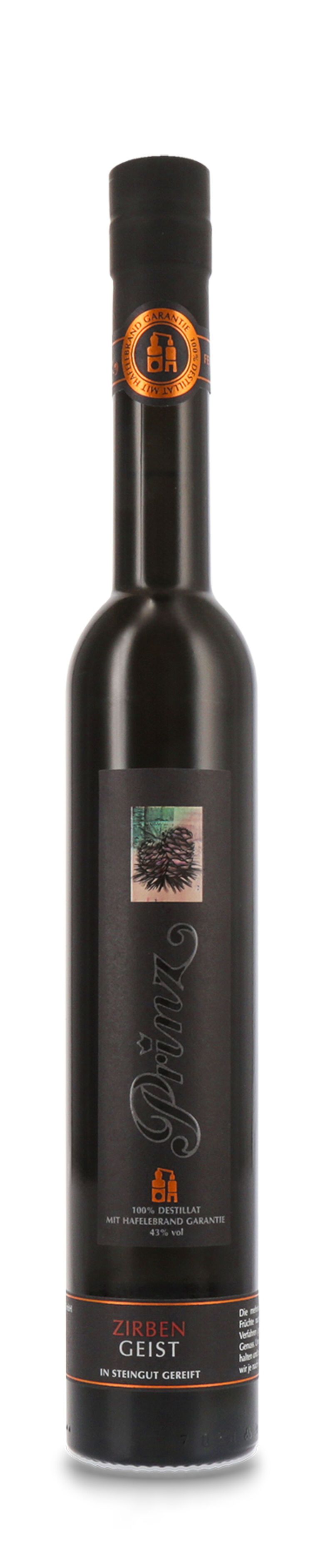 Prinz Hafele Zirben Geist 43% vol. 0,35l