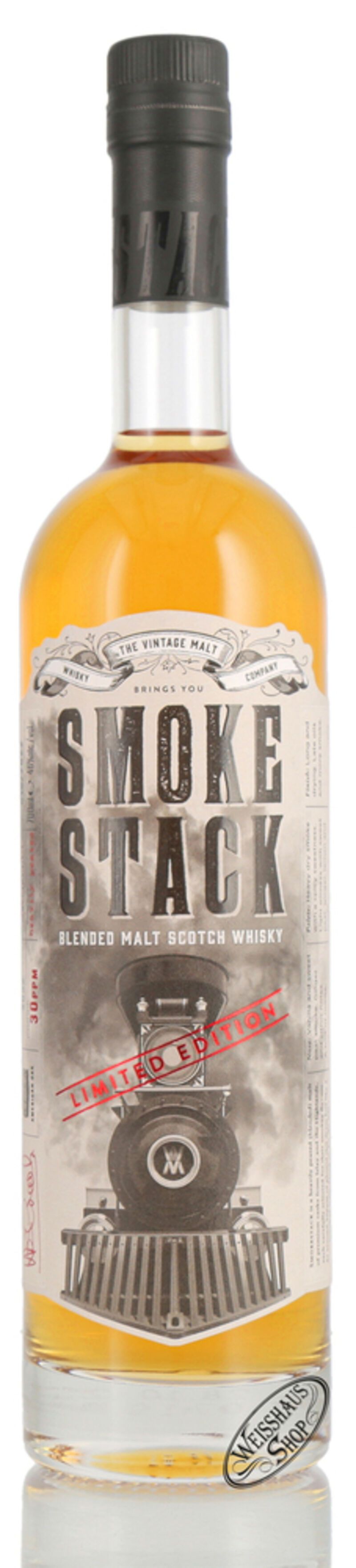 Smokestack Heavily Peated Whisky 46% vol. 0,70l Smokestack Heavily Peated Whisky 46% vol. 0,70l