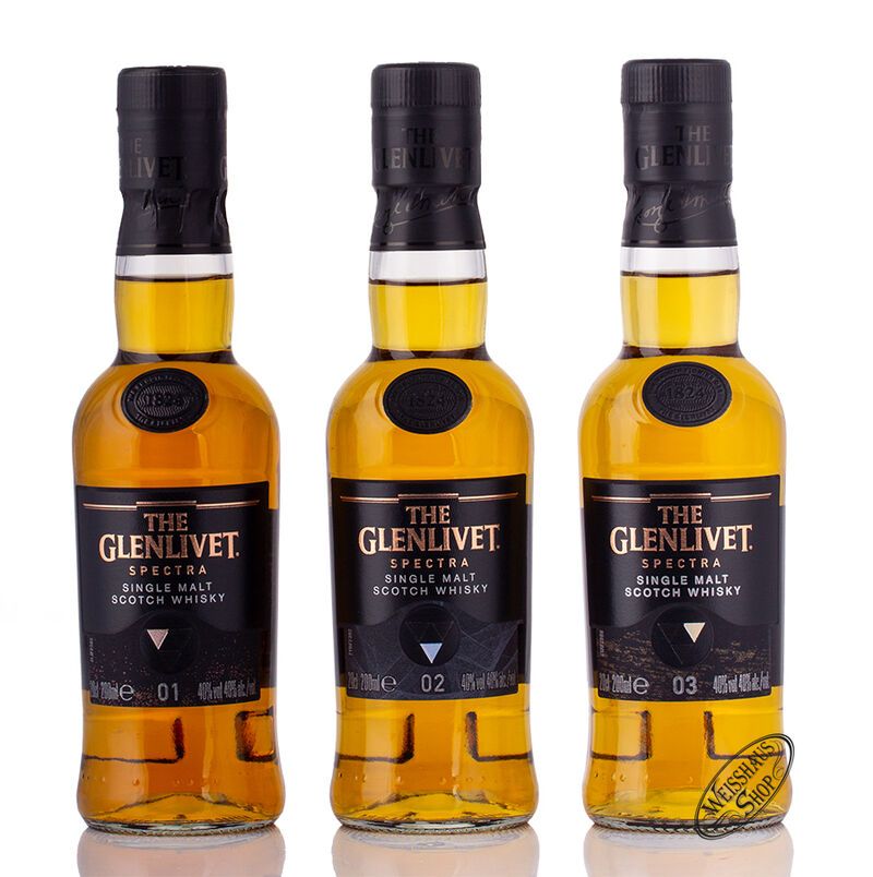 The Glenlivet Spectra 3 x 0,20l Whisky 40% vol. 0,60l