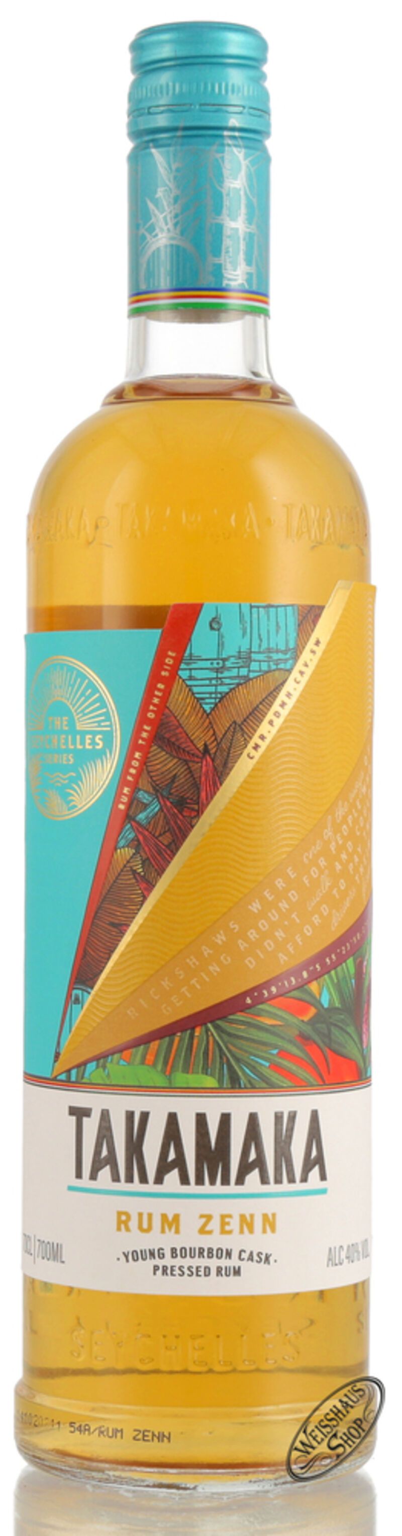 Takamaka Zenn Rum 40% vol. 0,70l