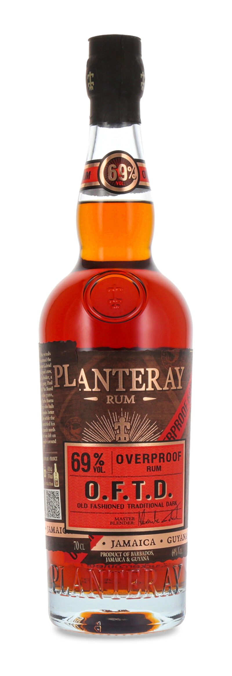 Planteray Overproof Rum Guyana, Jamaica & Barbados 69% vol. 0,70l