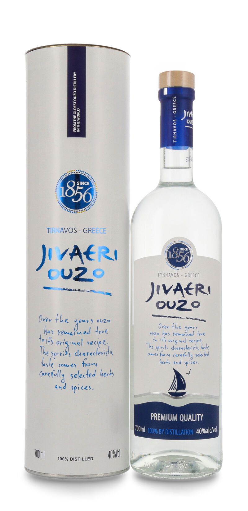 Ouzo Jivaeri 40% vol. 0,70l