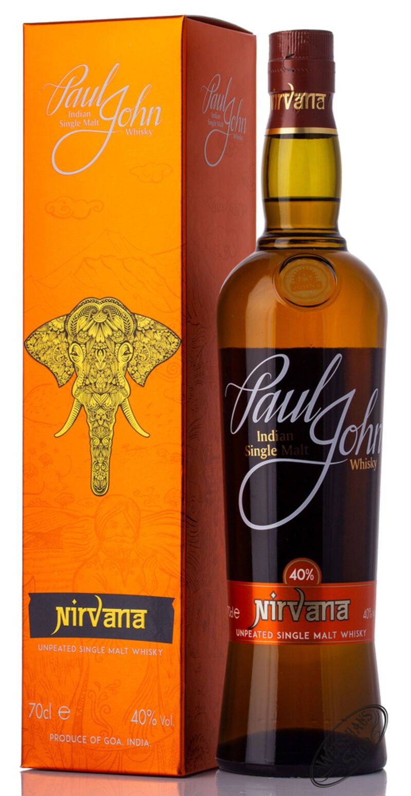 Paul John Nirvana Whisky 40% vol. 0,70l
