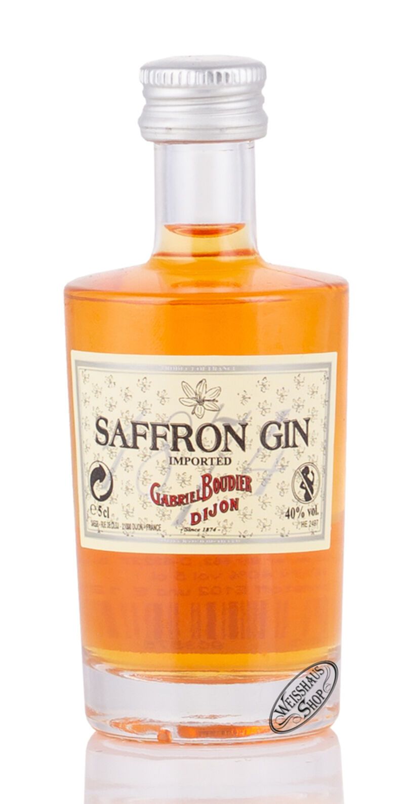 Saffron Gin 40% vol. 0,05l Miniatur Saffron Gin 40% vol. 0,05l Miniatur