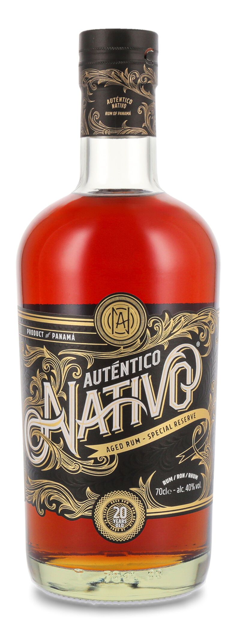 Autentico Nativo 20 YO Rum 40% vol. 0,70l