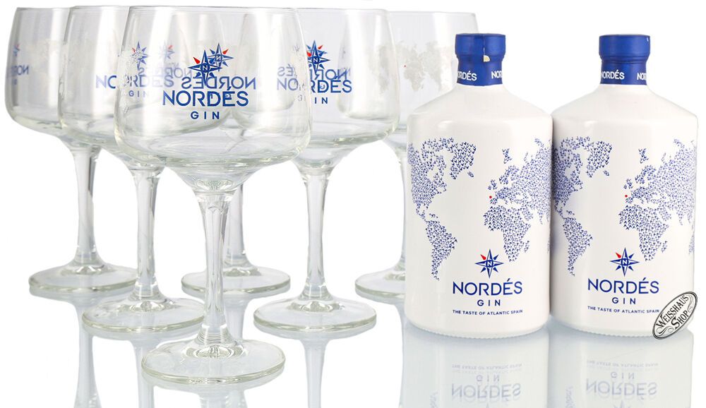 Nordes Atlantic Gin Geschenk-Set 40% vol. 1,40l