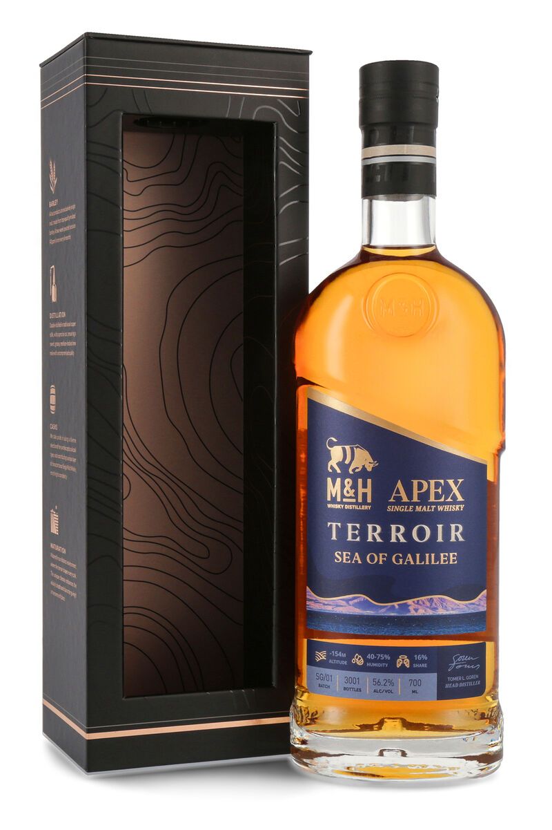M&H APEX Sea of Galilee Edition Whisky 56,2% vol. 0,70l M&H APEX Sea of Galilee Edition Whisky 56,2% vol. 0,70l