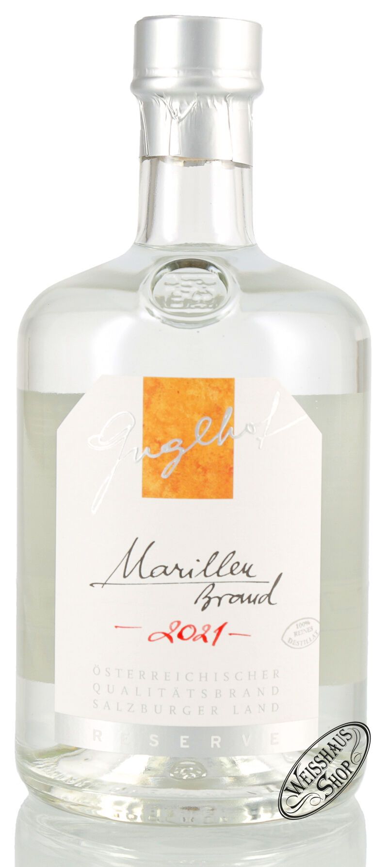 Guglhof Marillen Brand 41% vol. Jahrgangsbrand 0,70l Guglhof Marillen Brand 41% vol. Jahrgangsbrand 0,70l