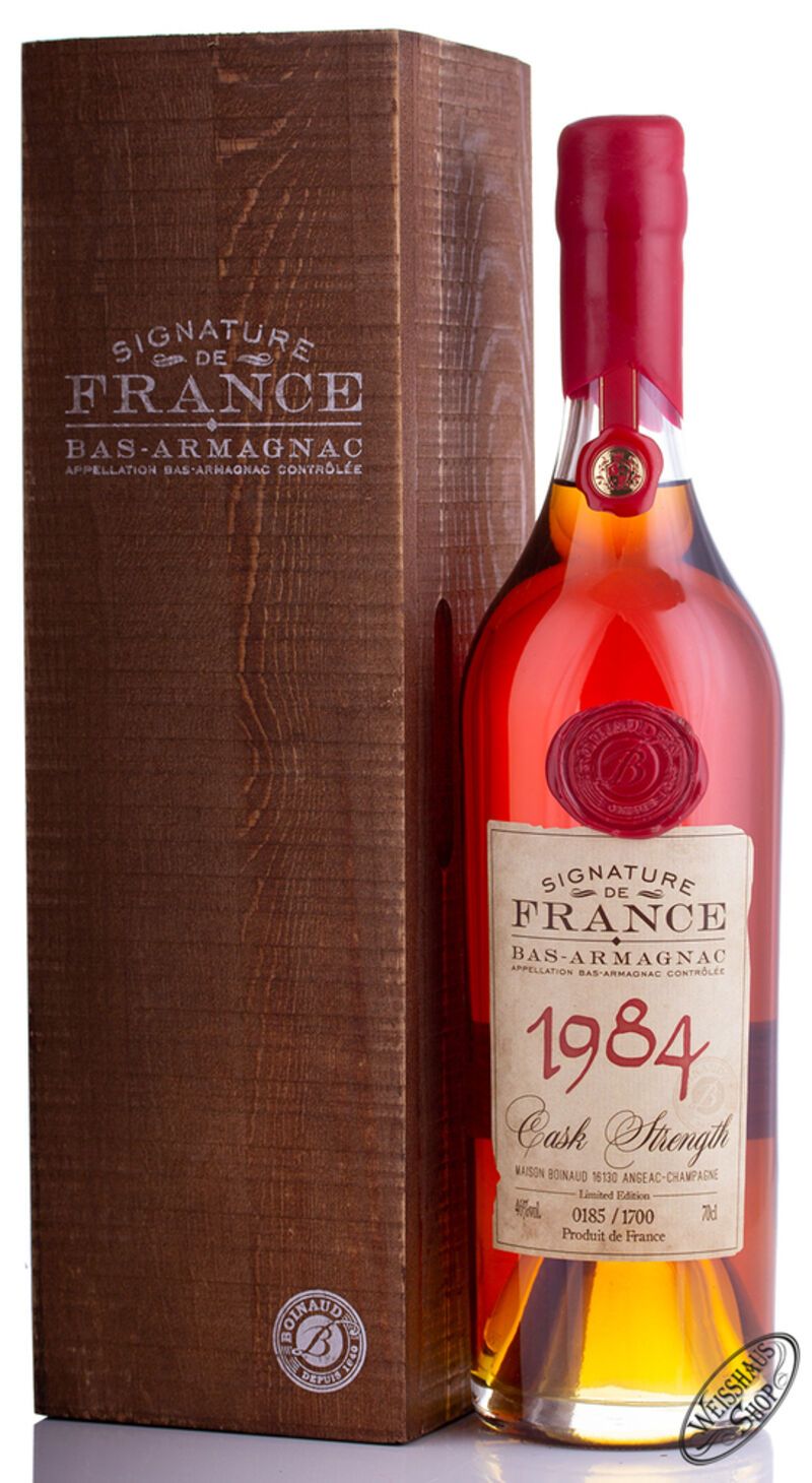 Signature de France Vintage 1984 Armagnac 46% vol. 0,70l Signature de France Vintage 1984 Armagnac 46% vol. 0,70l