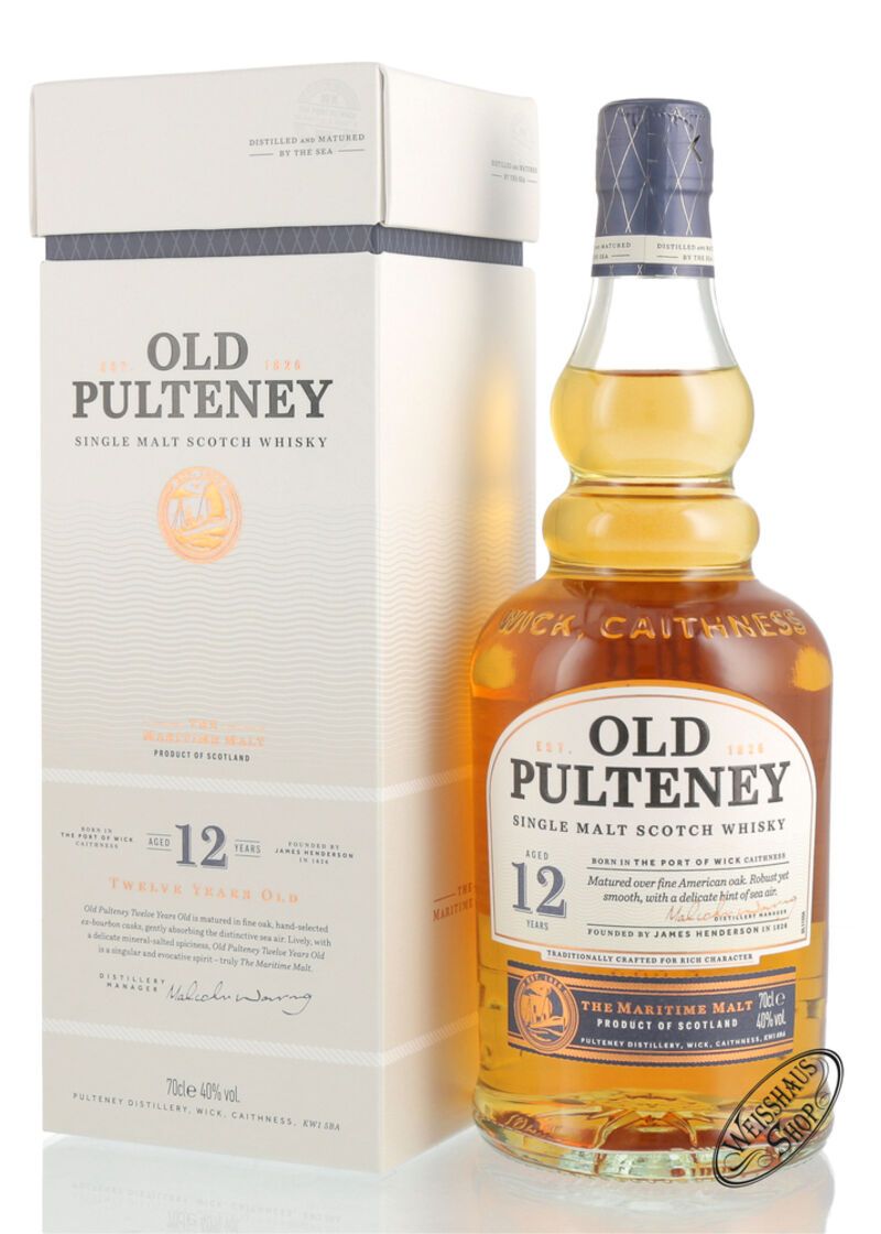 Old Pulteney 12 YO Single Malt Whisky 40% vol. 0,70l