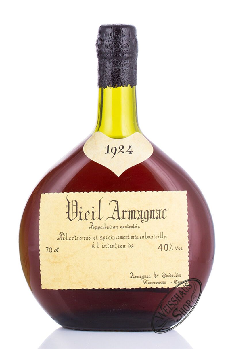 Goudoulin Vieil Vintage 1924 Armagnac 40% vol. 0,70l