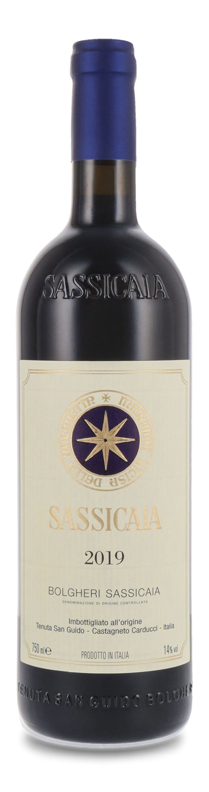 Sassicaia Bolgheri D.O.C. 2019 14% vol. 0,75l