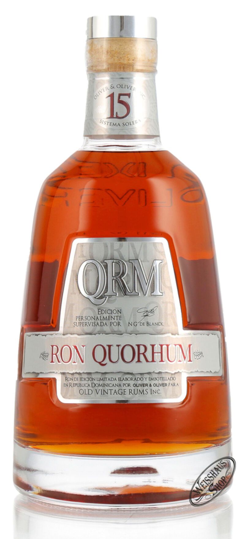 Quorhum QRM 15 Anos Solera Rum 40% vol. 0,70l Quorhum QRM 15 Anos Solera Rum 40% vol. 0,70l