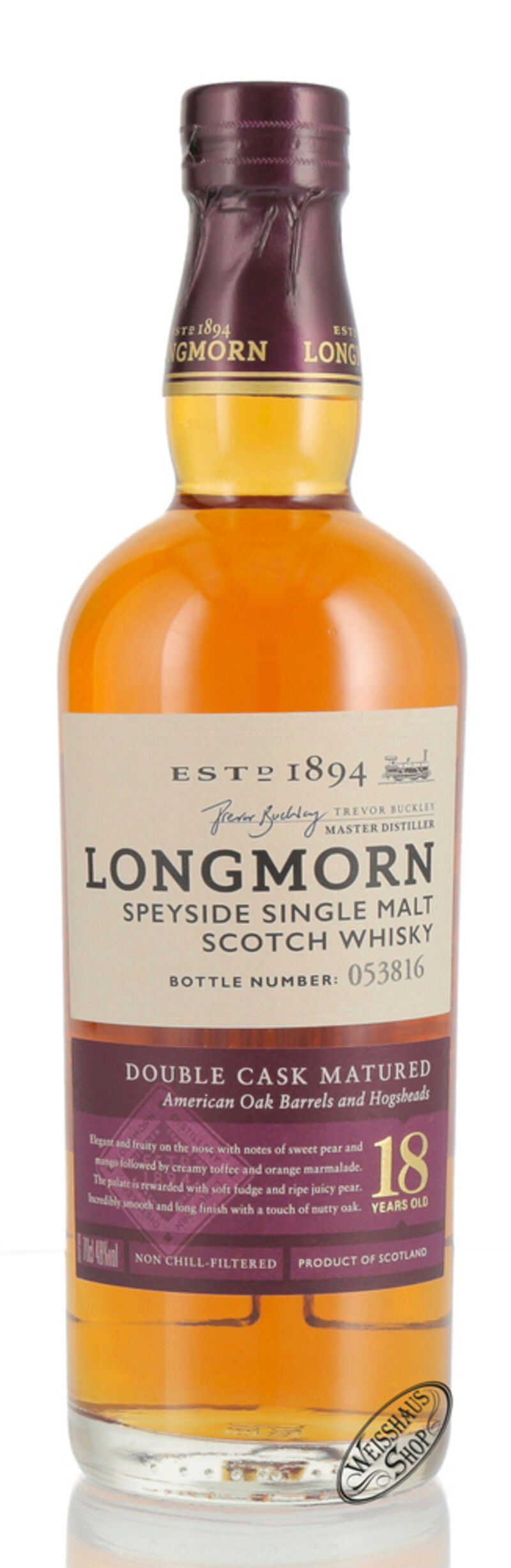 Longmorn 18 YO Whisky 48% vol. 0,70l