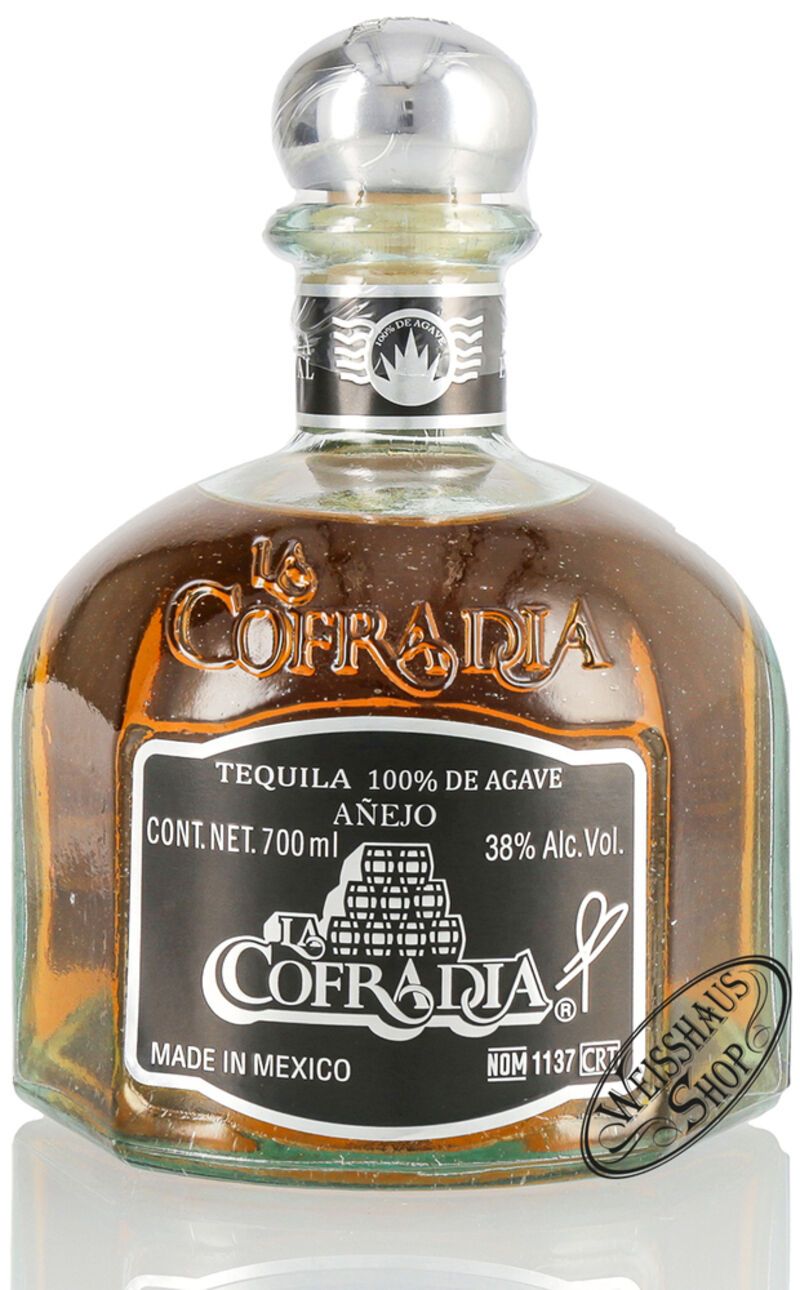 La Cofradia Tequila Anejo 38% vol. 0,70l La Cofradia Tequila Anejo 38% vol. 0,70l