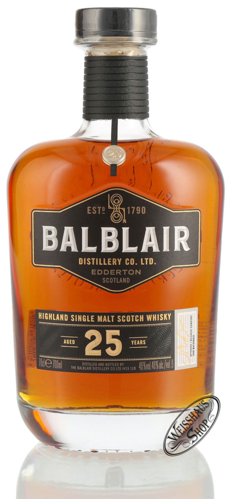 Balblair 25 YO Highland Single Malt Whisky 46% vol. 0,70l