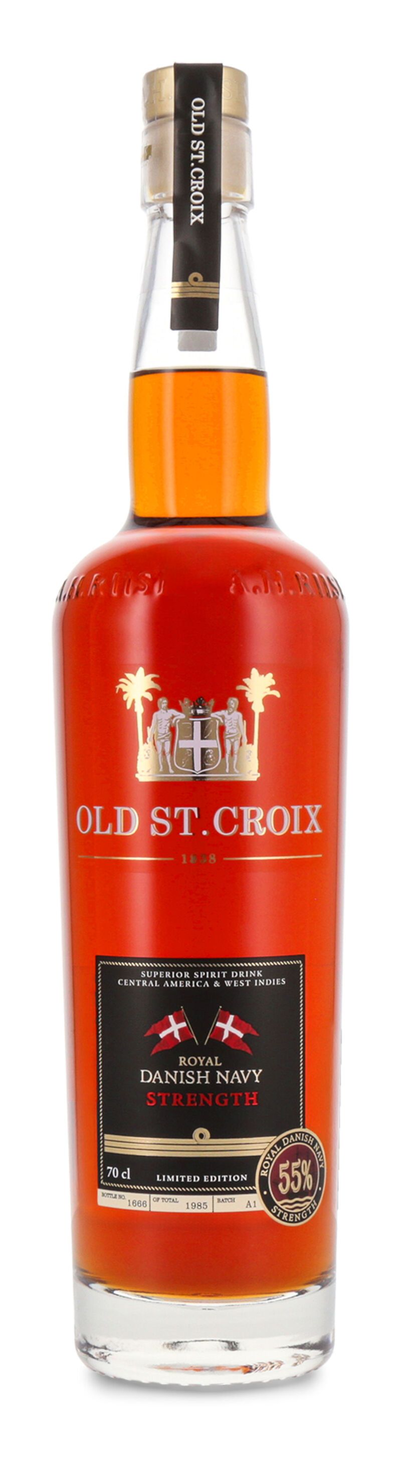 Old St. Croix Danish Navy Strength 55% vol. 0,70l B-Ware