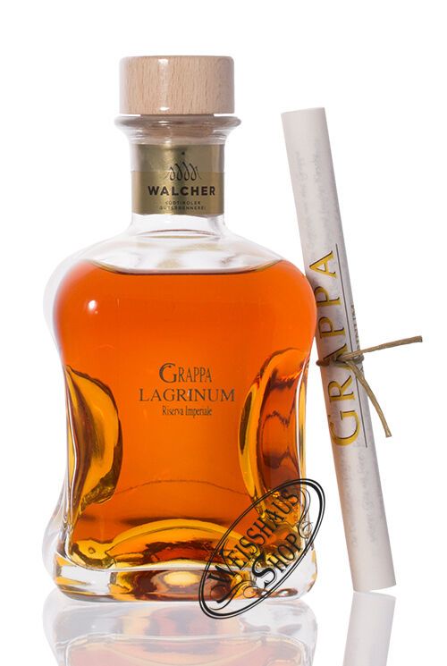 Walcher Grappa Lagrinum Riserva Imperiale 40% vol. 0,50l Walcher Grappa Lagrinum Riserva Imperiale 40% vol. 0,50l