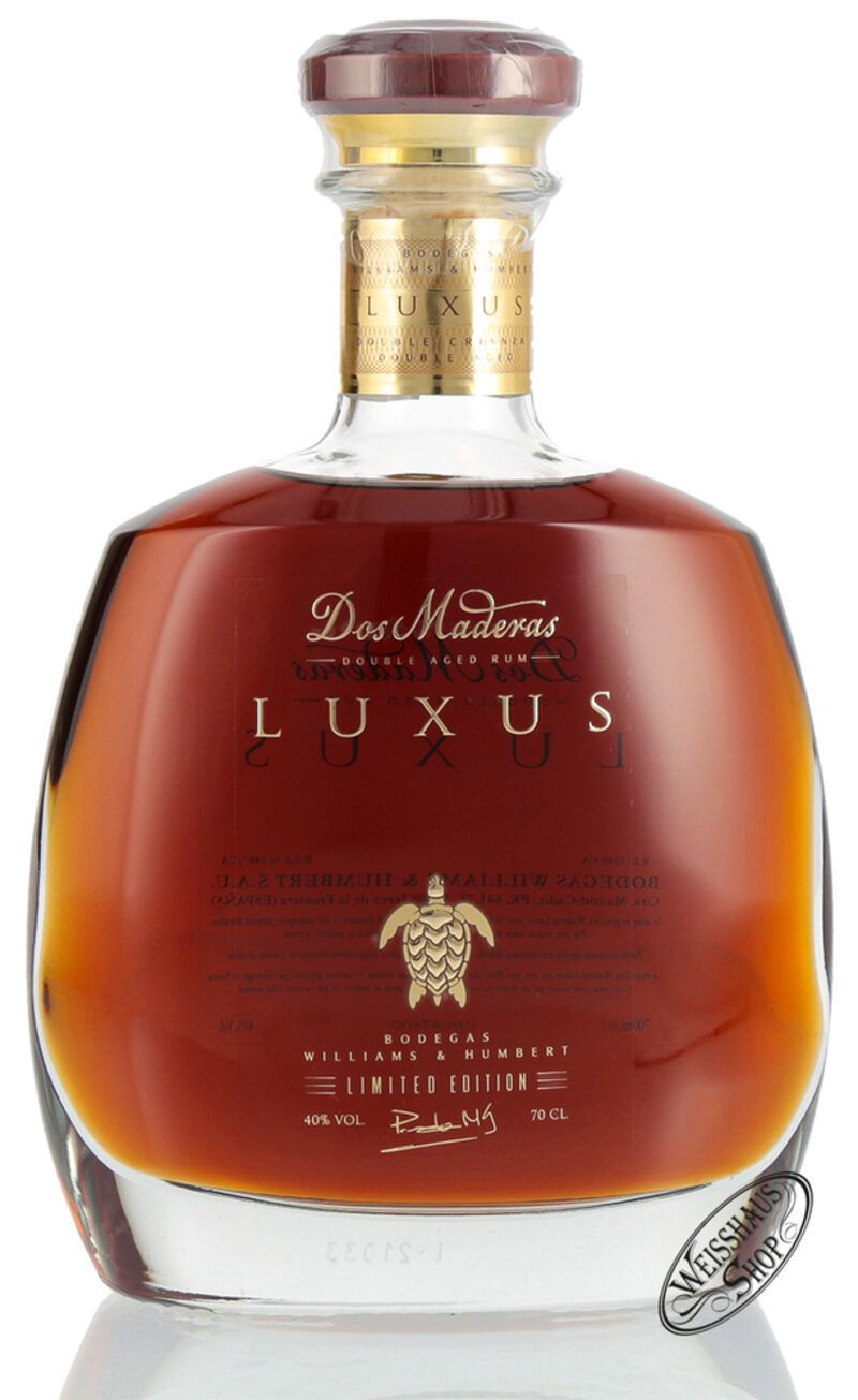 Dos Maderas Luxus Rum 40% vol. 0,70l
